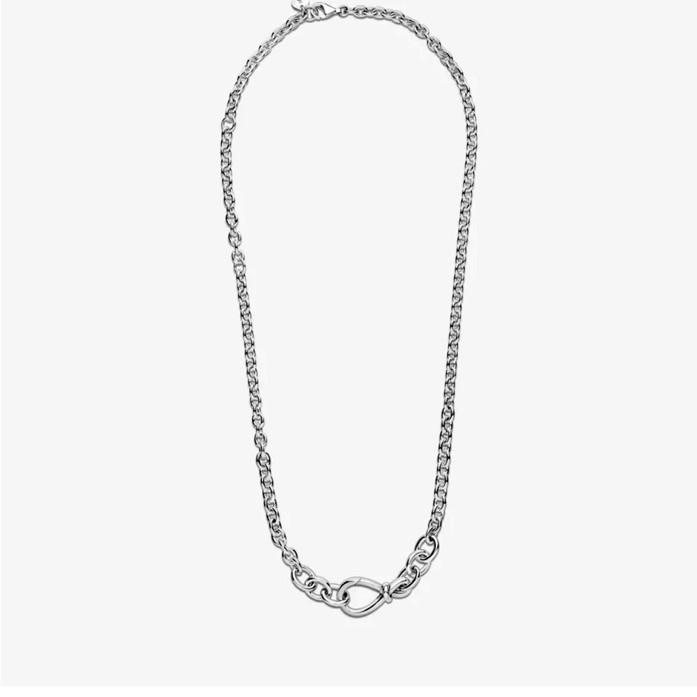 Chunky Infinity Knot Chain Necklace